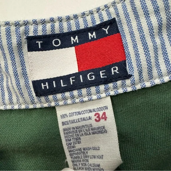 Vintage Tommy Hilfiger Green Shorts - Picture 4 of 4